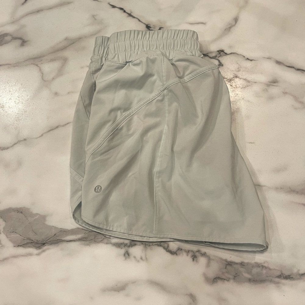 Mint green lululemon shorts